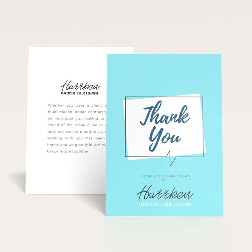editable custom thank you cards  uprinting thank you card to client gallery