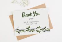 free 10 wedding thankyou card examples you&amp;#039;ll love thank you for coming card image