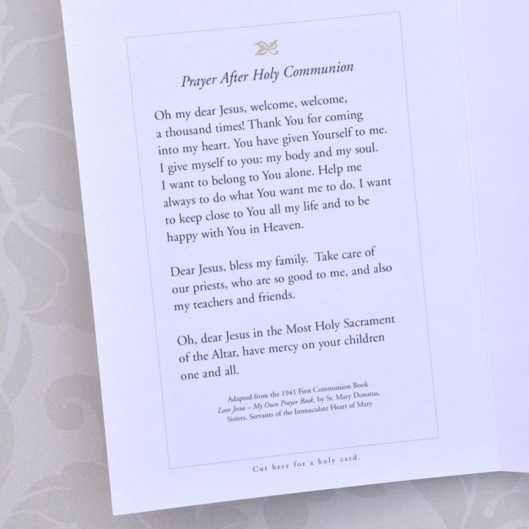 Free First Communion With Holy Card First Communion Thank You Card ...