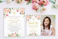 free first holy communion invitations and thank you cards first communion thank you card doc