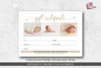 free photography studio gift certificate template photographer gift certificate template