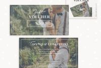 printable photography gift voucher template  strawberry kit photographer gift certificate template