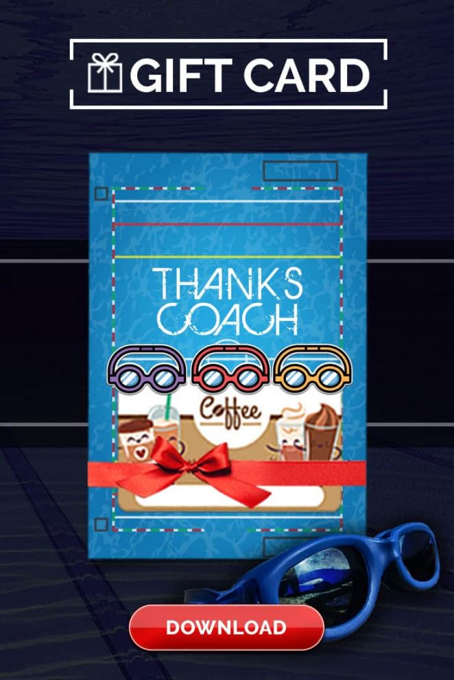 swimming coach gift thank you card  free printable download thank you card for coach picture