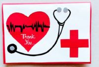 thank you doctors and nursescorona fightersdiy thank you card thank you card for doctor design