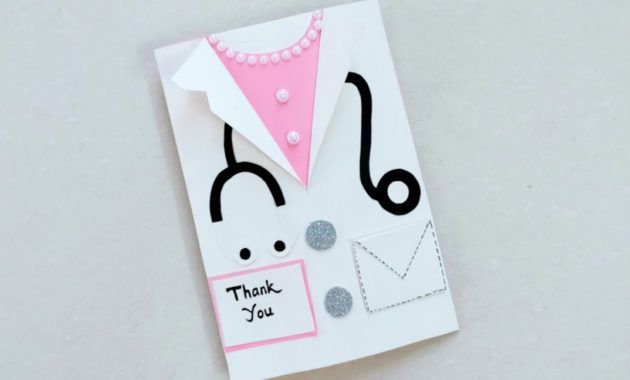 thank you doctors and nursescorona fightersdiy thank you card thank you card for doctor gallery