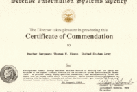 editable certificate of commendation army achievement medal certificate template examples