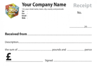 editable receipt templates for carbonless ncr print from £35 cash register receipt template