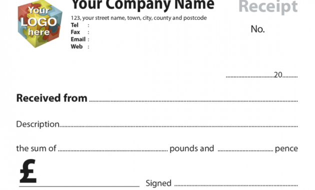 editable receipt templates for carbonless ncr print from £35 cash register receipt template