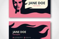 free hairstylist business card template  download free vectors hair salon business card template excel