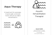 free minimal therapist trainer vertical business card template therapist business card templates