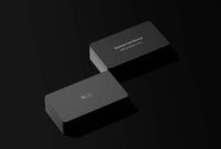 free rounded corners business card mockup psd round edge business card template examples