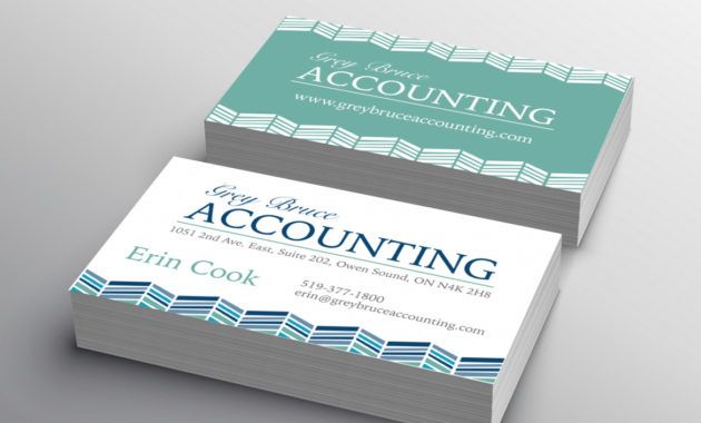 grey bruce accounting business cards — sign street accounting business card templates doc