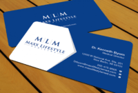 modern business card for highend medical clinic by jayblake mlm business card templates excel