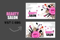 printable 20 versatile beauty salon and spa business cards  decolore hair salon business card template
