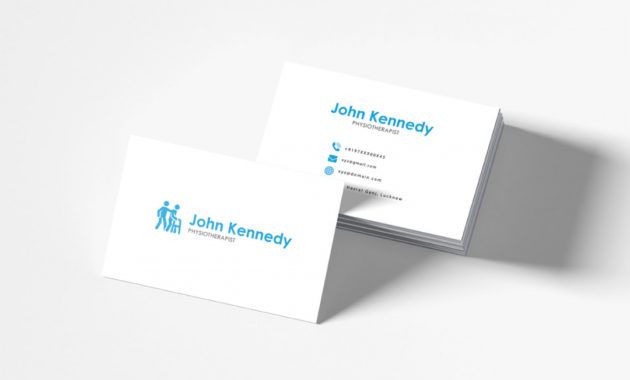 printable free physiotherapy business card template ~ creativetacos therapist business card templates pdf