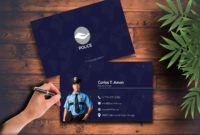 printable police officer business card design police business card templates excel