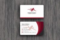 printable travel agency business card design template travel agent business card template samples