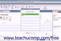 quickbooks pro 2018 tutorial creating a sales receipt intuit training quickbooks sales receipt template