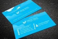 travel agency business card travel agent business card template pdf