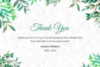 after the funeral  thank you notes  quincy il funeral thank you card for funeral donation design