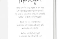 editable 7 wording ideas for your wedding thank you cards thank you card after wedding guest picture