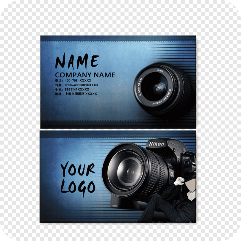 editable black nikon dslr camera business card graphy computer file camera lens business card samples