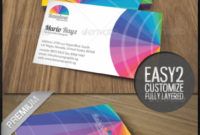 editable cardview  business card &amp;amp; visit card design inspiration rainbow business card template samples