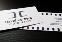 editable david corbera photography business card by muhammad ali film strip business card examples