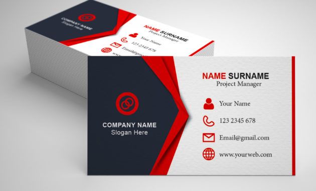 editable design creative double sided business card or postcards for double sided business card designs pdf