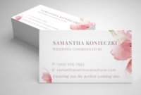 editable wedding coordinator handouts &amp;amp; business card on behance wedding coordinator business card excel