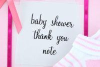 free baby shower thank you notes wording ideas thank you card for baby shower gift design