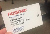 free my dentist&amp;#039;s business card has floss inside!  mildlyinteresting dental floss business card examples