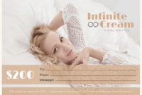 free spa gift certificate template spa certificate template excel