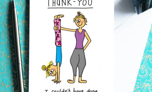 free thank you card for yogis thank you card for yoga teacher image