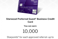 get 10000 points for referringafriend to starwoods amex refer a friend business card excel