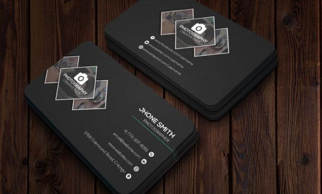 photographer business card template best photographer business card design excel