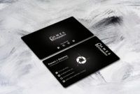 printable black photography business card template best photographer business card design doc