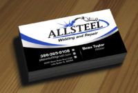 printable business card design  69 business card designs for allsteel welding business card ideas samples