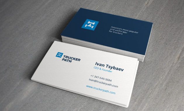 printable business cards for truckers  business card tips transportation business card templates excel