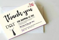 printable design thank you card product insert postcard packaging thank you for shopping with us card picture