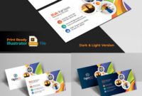 printable rainbow business card corporate identity template rainbow business card template pdf