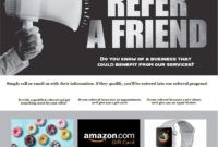 printable refer a friend get great stuff !!  infinity network solutions refer a friend business card examples