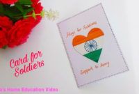 printable soldier card l handmadebeautifulmilitaryarmytricolour?? card l  shilpa&amp;#039;s home education video thank you card for soldiers gallery