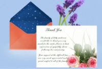 sample of pink rose thank you card template thank you card for sympathy flowers design