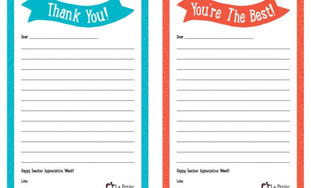 printable teacher appreciation week  free printable “thank you” notes teacher appreciation thank you card design