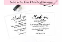 printable thank you cards for your business  print your own thank you card for business customers doc