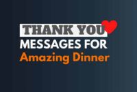 sample of 48 best thank you messages for amazing dinner  thebrandboy thank you for dinner card idea