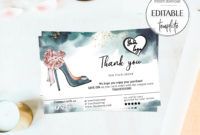 sample of 6x4 shoes thank you insert card template small business thank you package  insert card add your logo thank you for helping business grow small thank you card pdf