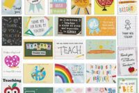 sample of 【24 pack】 thank you card for teacher cute teacher appreciation cards in 24  unique designs greeting card for teacher teachers day card end of year teacher appreciation thank you card