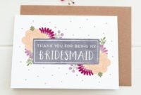 thank you for being my bridesmaid card thank you for being my bridesmaid card gallery